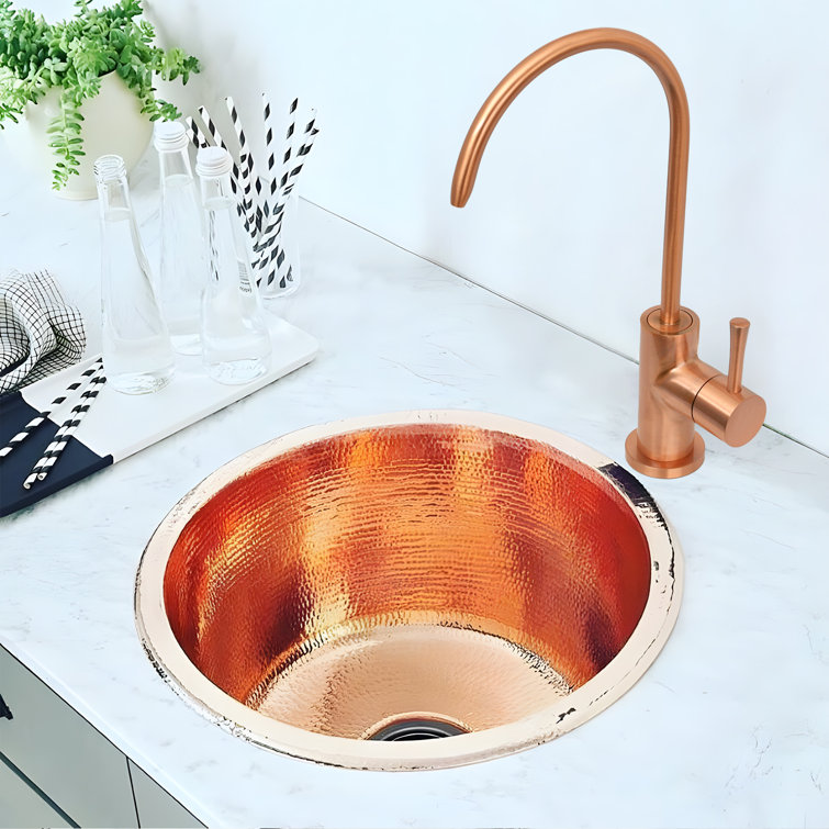 Copper High-Arch Kitchen Water Filter Faucet