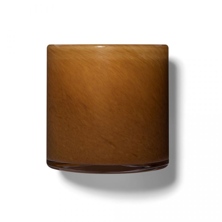 Amber Black Vanilla Soy Scented Jar Candle - 4"x4"