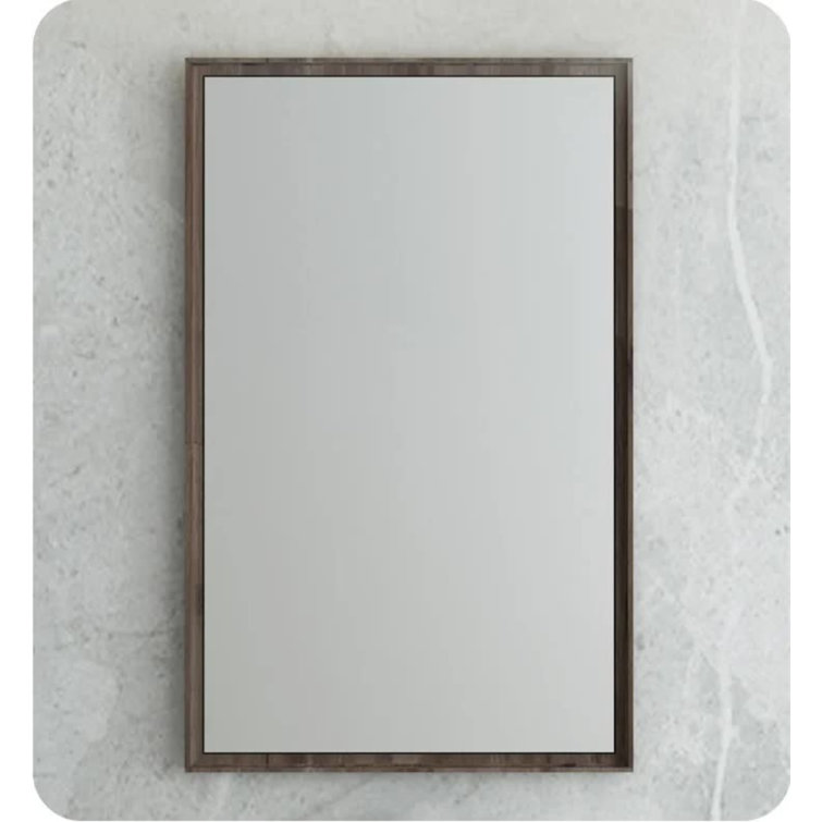 Formosa 32" Rectangular Wood Framed Bathroom Vanity Mirror