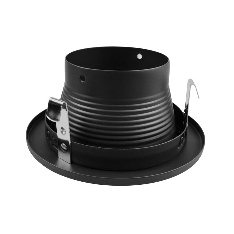 Black Oil Rubbed 4-Inch Recessed LED Baffle Trim