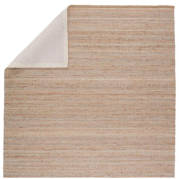 Ivory Stripe Handwoven Wool-Blend 10' x 14' Area Rug