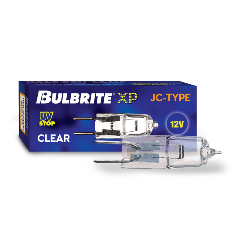 Clear Dimmable 10W Bi-Pin Halogen Bulb Pack