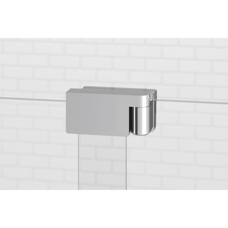 Cantour 54" Oil Rubbed Bronze Frameless Pivot Shower Door