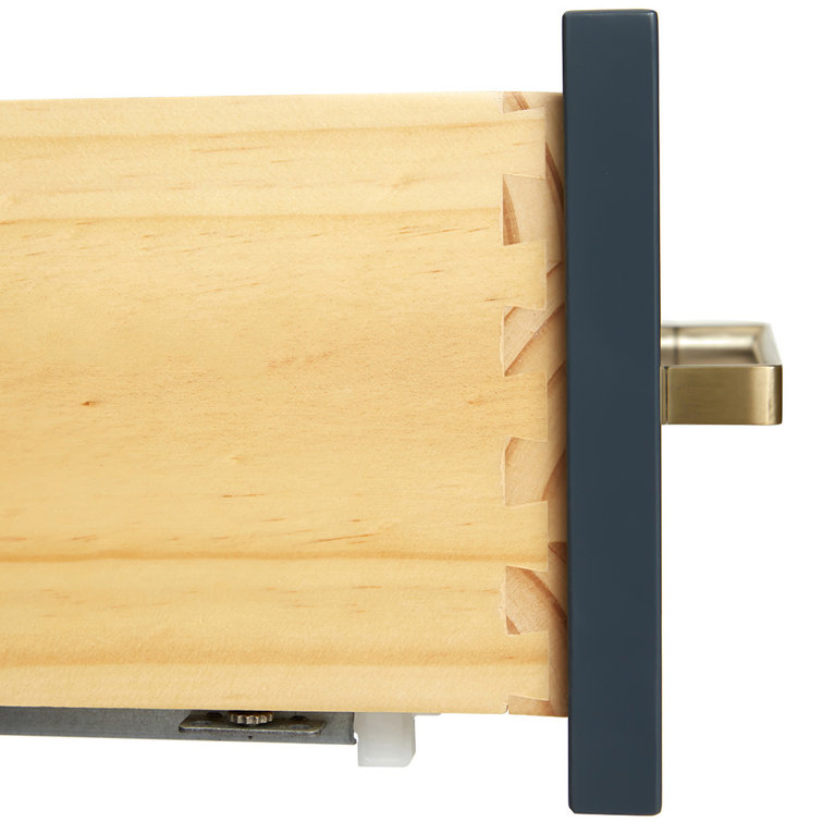 Midnight Blue 36" Solid Wood Freestanding Vanity Cabinet