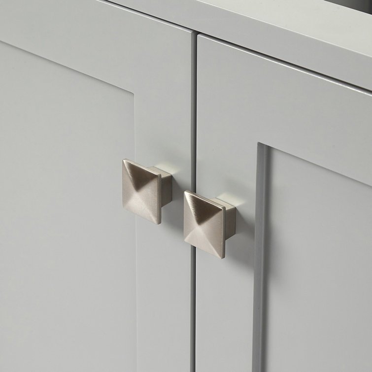 Cambridge 36" Gray Solid Wood Freestanding Vanity Cabinet