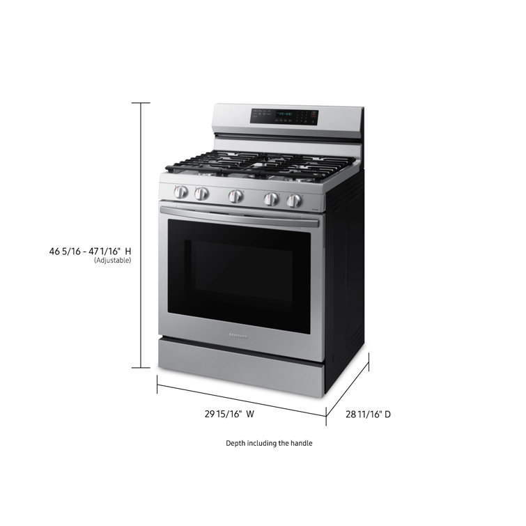 Samsung 6.0 Cu. Ft. Stainless Steel Smart Gas Range with Convection