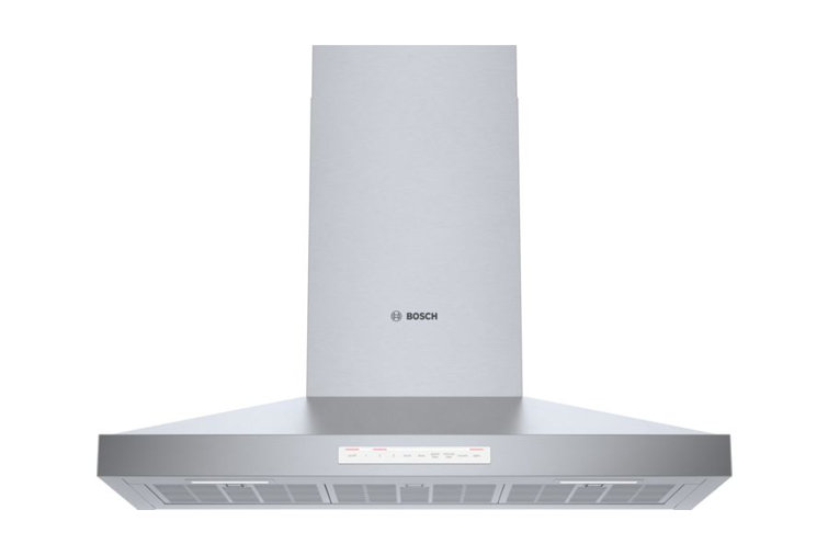 36" Stainless Steel Convertible Wall Mount Range Hood with Charcoal Filter