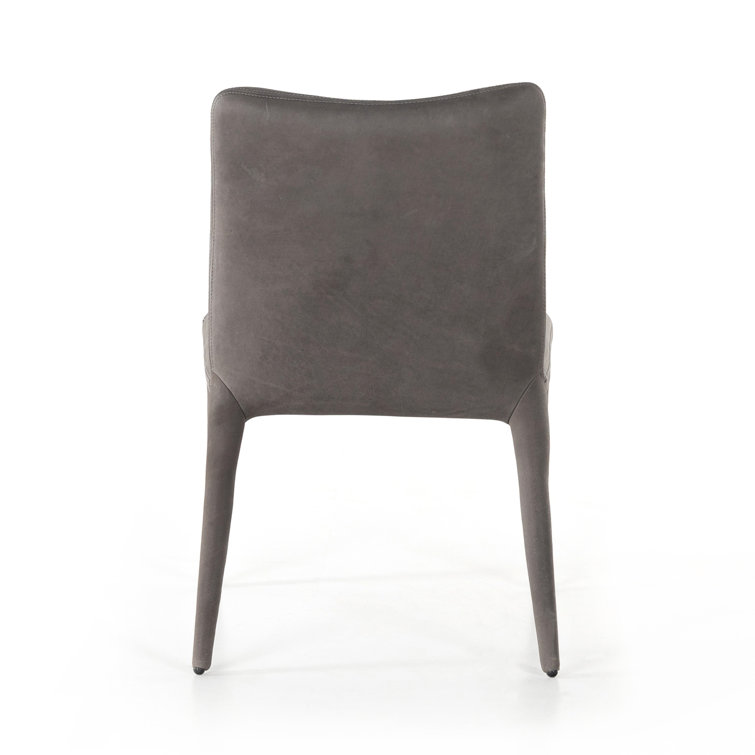 Heritage Graphite Upholstered Linen Side Chair