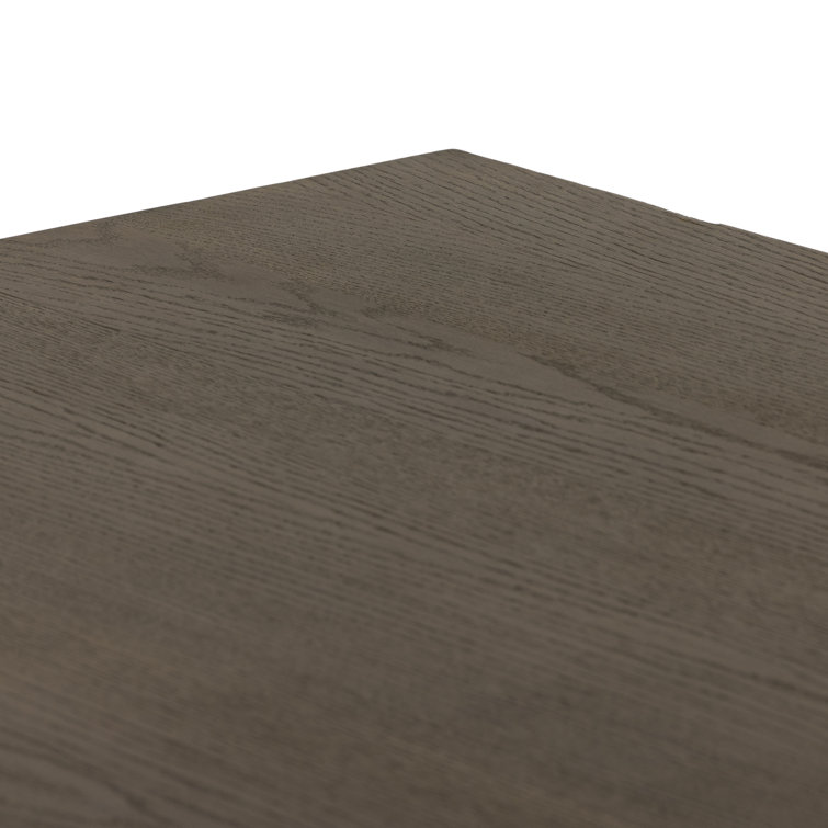 Drifted Oak Rectangular Dining Table with Bowtie Legs