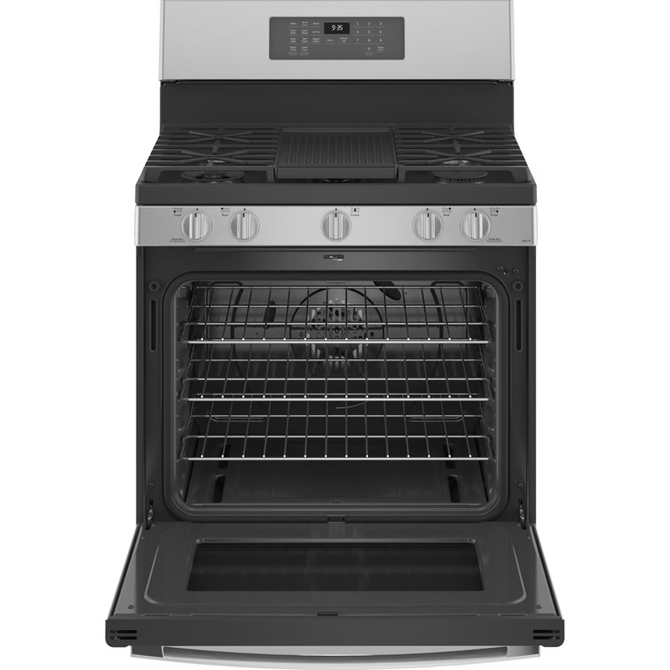 GE Profile 30" Stainless Steel Smart Gas Range with Griddle