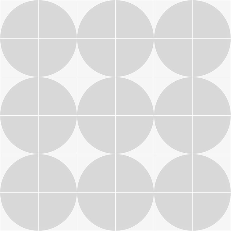 Tarin 8" x 8" Gray Matte Porcelain Wall and Floor Tile