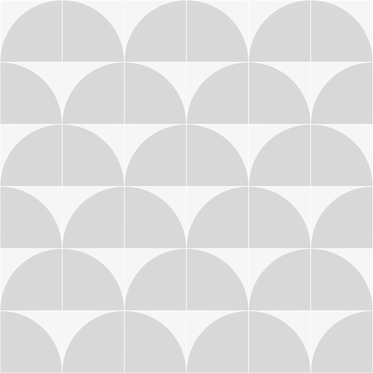 Tarin 8" x 8" Gray Matte Porcelain Wall and Floor Tile