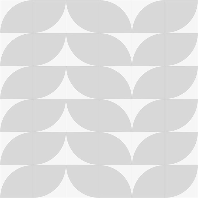 Tarin 8" x 8" Gray Matte Porcelain Wall and Floor Tile