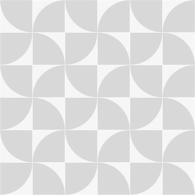 Tarin 8" x 8" Gray Matte Porcelain Wall and Floor Tile