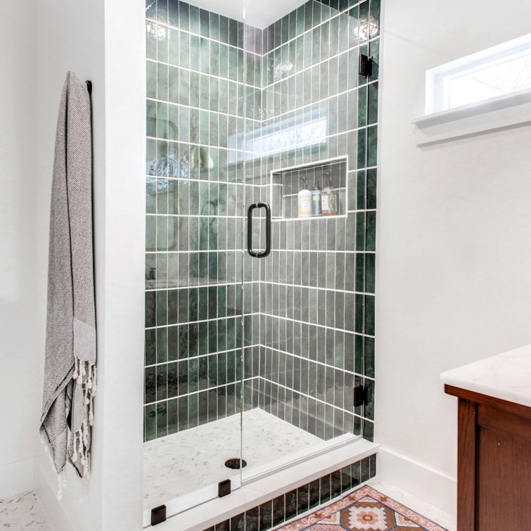 Cloe Green 2.5" x 8" Glossy Ceramic Wall Tile