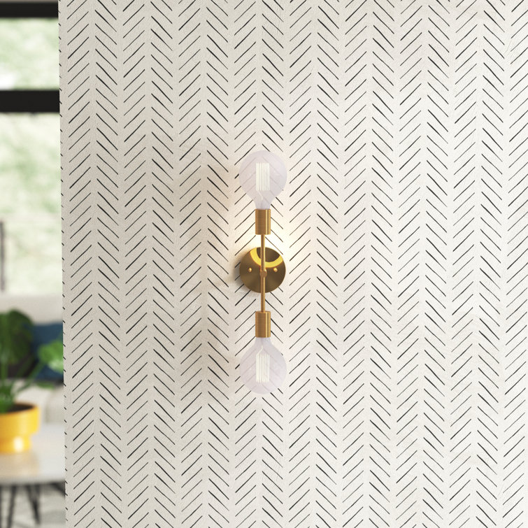 Soft Gold Dimmable Vanity Sconce with Rotating Arms