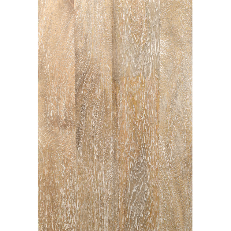 Viva 65'' Rustic Oak Hand-Carved Mango Wood Sideboard