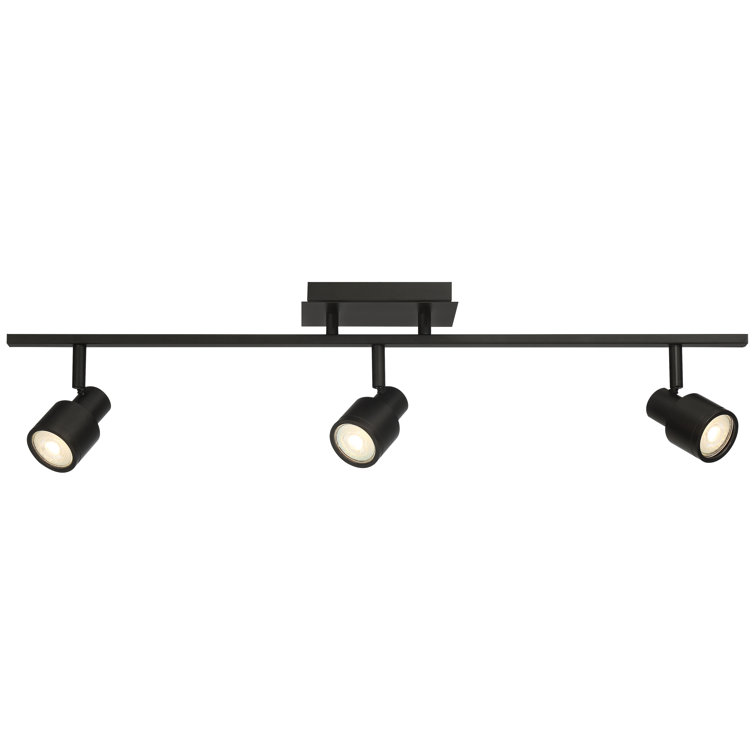 Lincoln Matte Black Adjustable LED Track Light