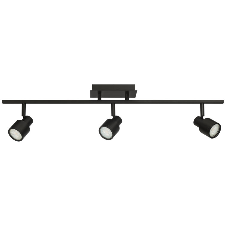 Lincoln Matte Black Adjustable LED Track Light