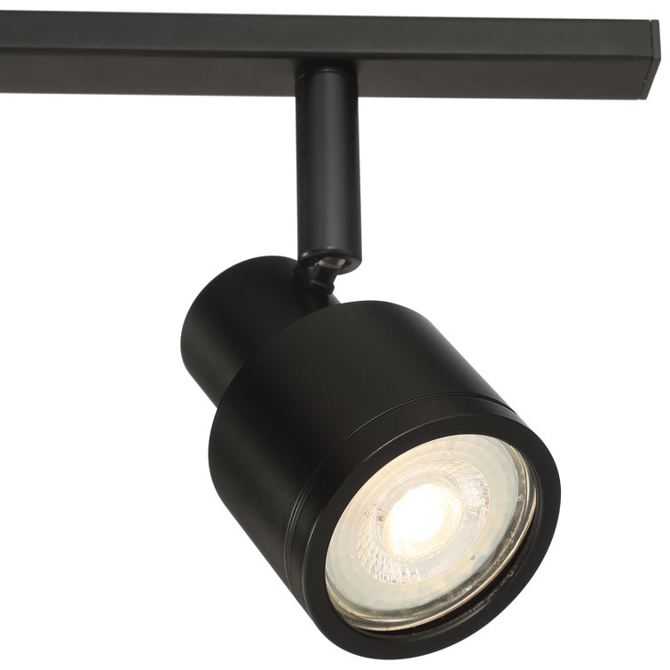Lincoln Matte Black Adjustable LED Track Light