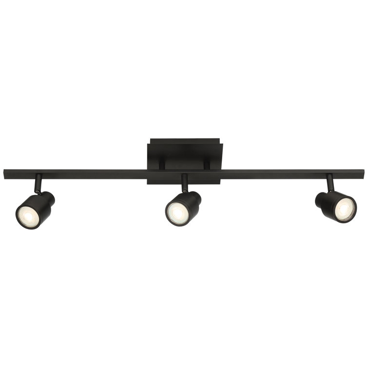 Lincoln Matte Black Adjustable LED Track Light
