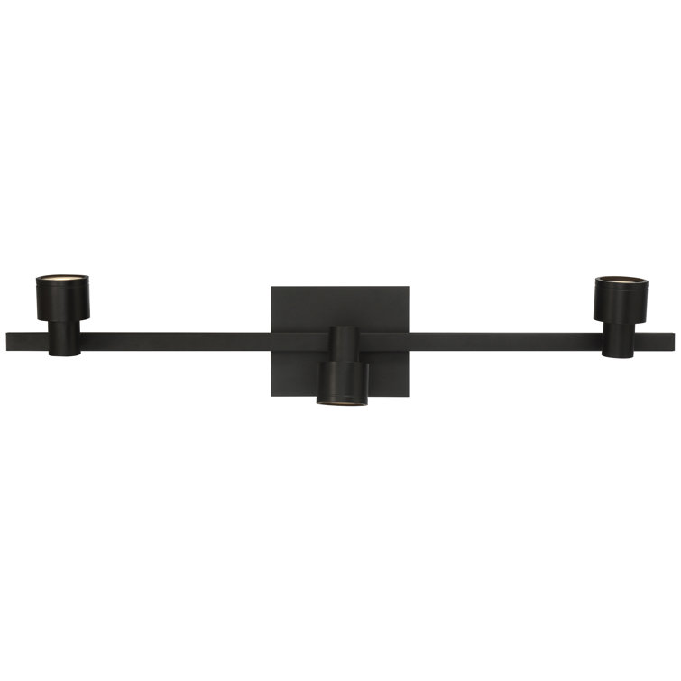 Lincoln Matte Black Adjustable LED Track Light