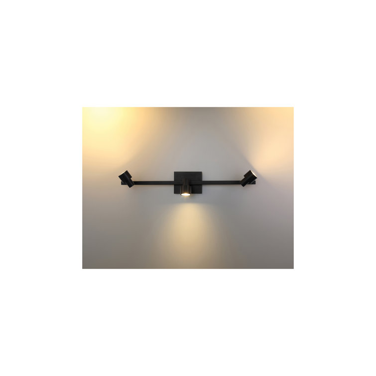 Lincoln Matte Black Adjustable LED Track Light