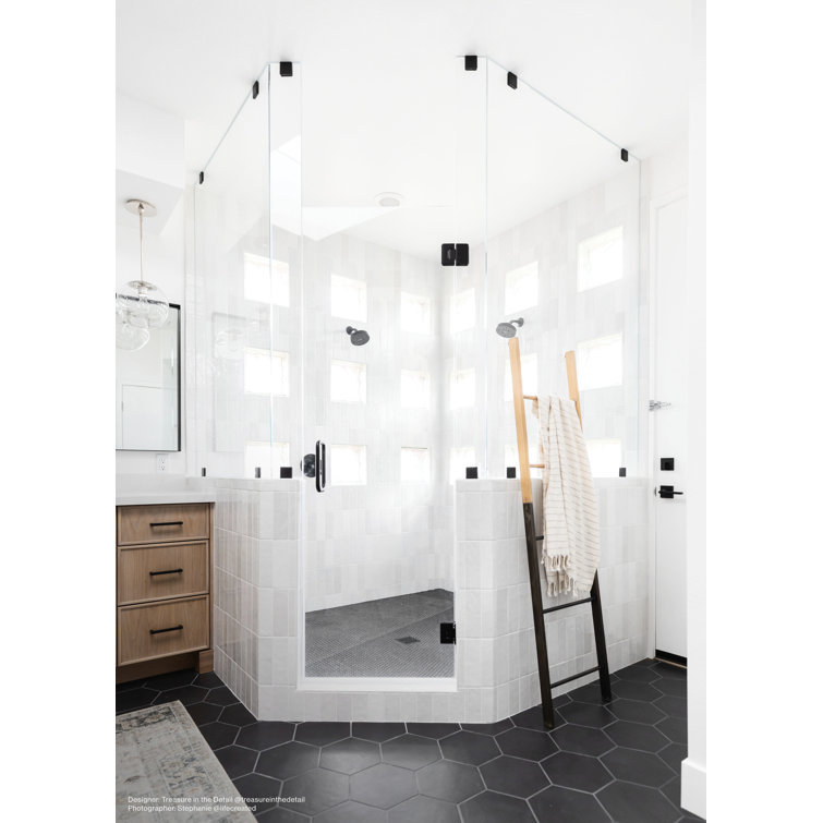 Silver Sage Porcelain Mosaic Bathroom Shower Tile