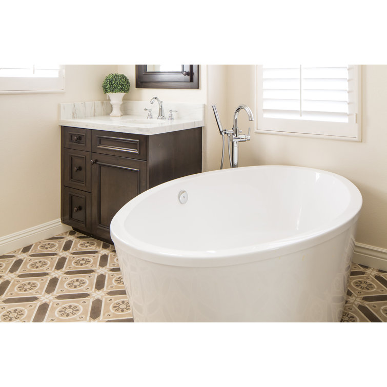 Enchante 8" x 8" Matte Multicolor Porcelain Decorative Tile