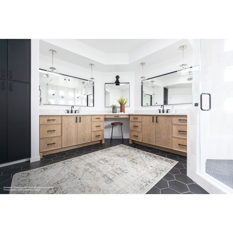 Silver Sage Porcelain Mosaic Bathroom Shower Tile