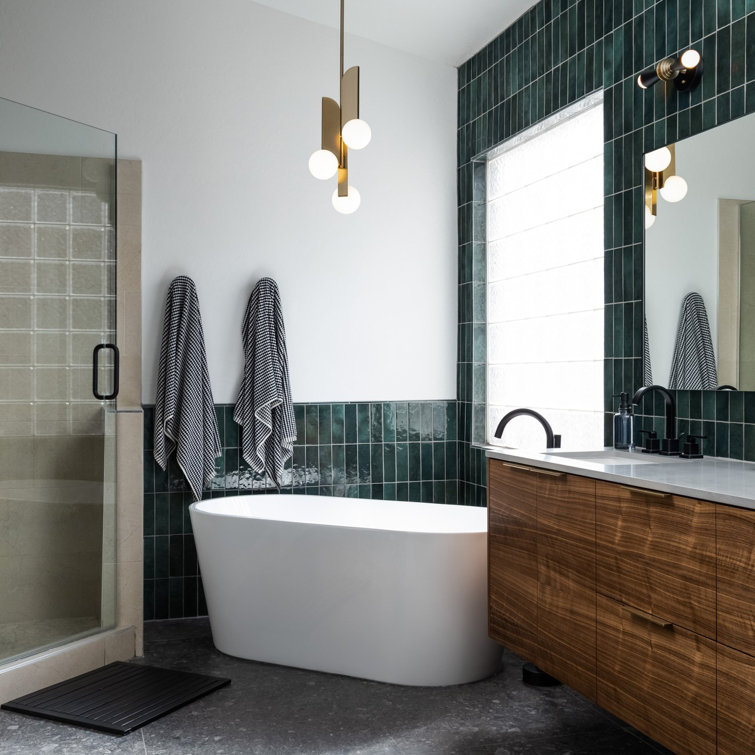 Cloe Green 2.5" x 8" Glossy Ceramic Wall Tile