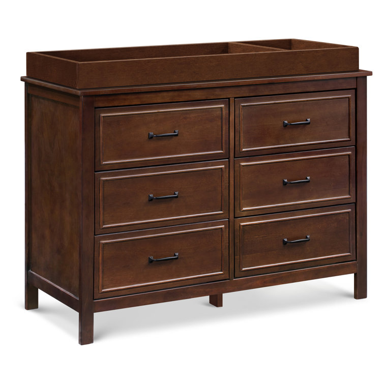 Espresso New Zealand Pine Double Nursery Dresser