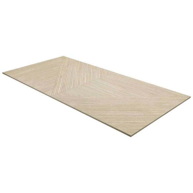 Large Matte Oak Porcelain Wood Look Wall Tile