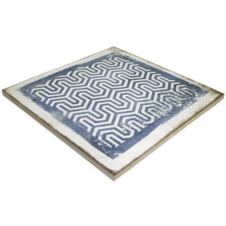 Coronado 8" x 8" Blue Matte Porcelain Wall and Floor Tile