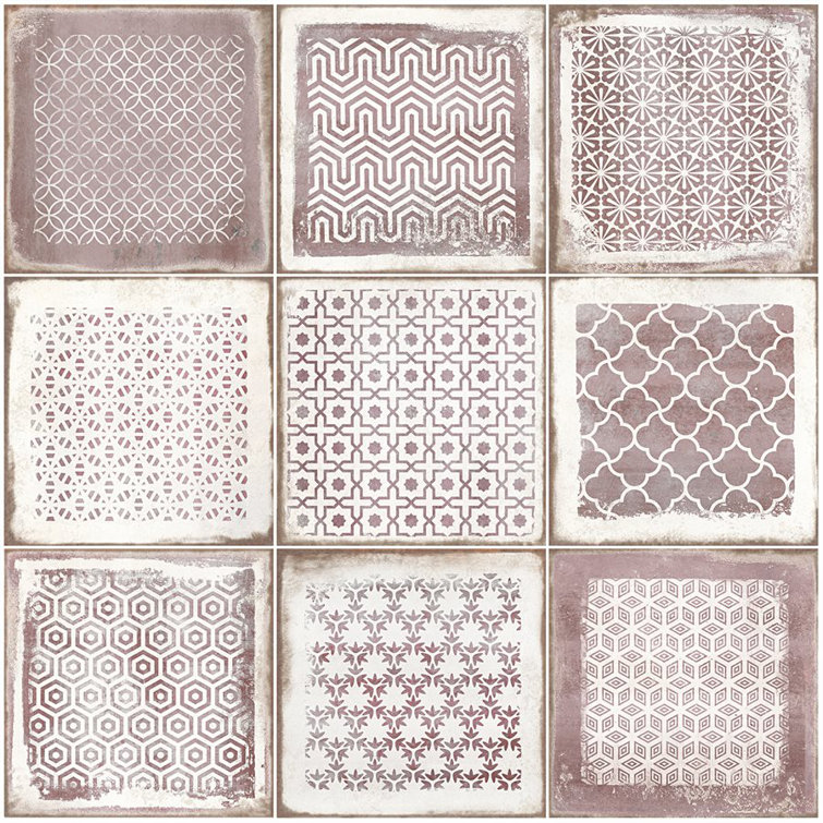 Coronado 8" x 8" Matte Pink Porcelain Wall & Floor Tile