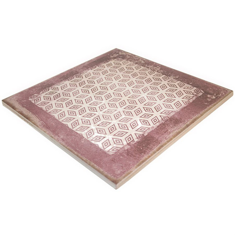 Coronado 8" x 8" Matte Pink Porcelain Wall & Floor Tile