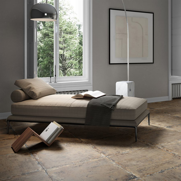 Mantis 24" Matte Brown Porcelain Stone Look Tile