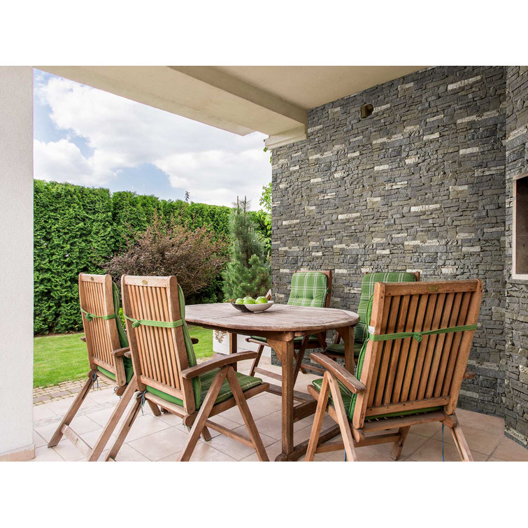 Colorado 44" Iced Coffee Faux Stone Wall Panel