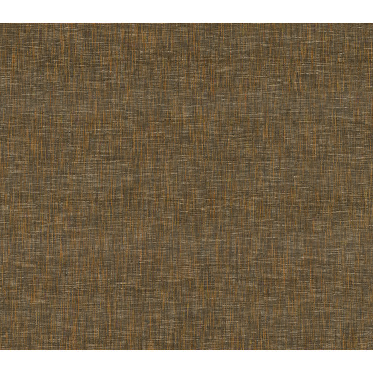 Brown Grasscloth Non-Pasted Washable Wallpaper Roll