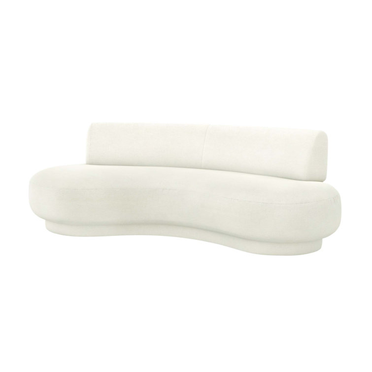 Nuage Shell 96'' Wood Frame Upholstered Sofa