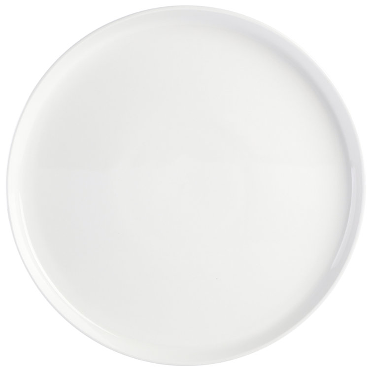Oslo White Porcelain 16-Piece Dinnerware Set, Service for 4