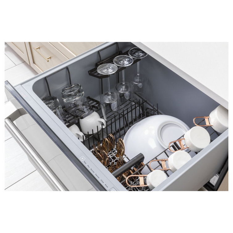 24" Stainless Steel Double Drawer Energy Star Dishwasher