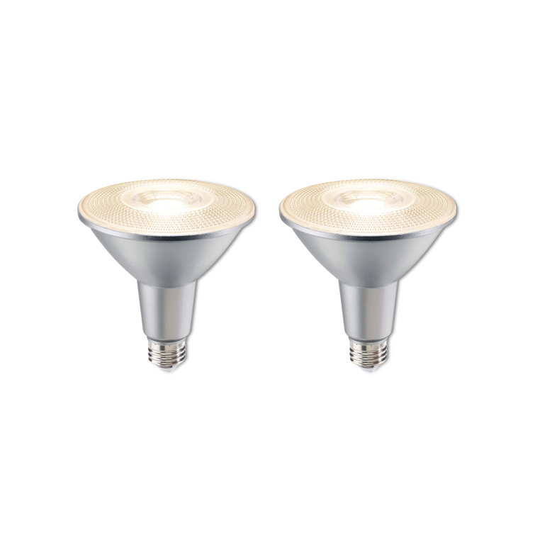 120 Watt Equivalent White Dimmable LED Flood Light Bulb 2-Pack