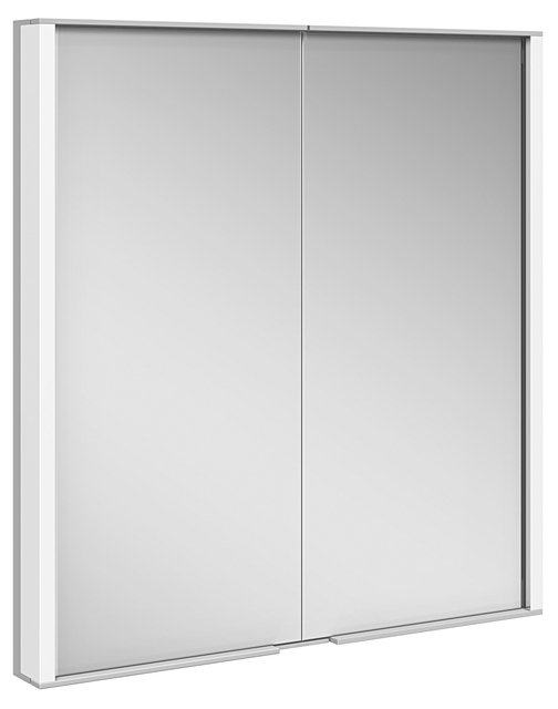 SleekLine 27'' Modern Recessed Medicine Cabinet with Interior Mirror and LED