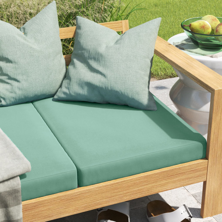 Moss Green Outdoor Polyester Seat Cushion 19 x 19