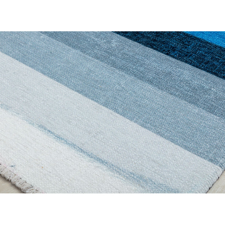 Maisie Multicolor Chenille Geometric Runner Rug, 2'7" x 8'