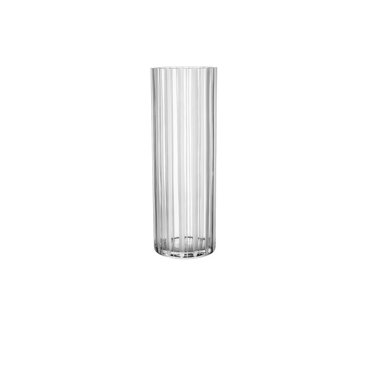 Clear Crystal Cylinder Minimalist Table Vase