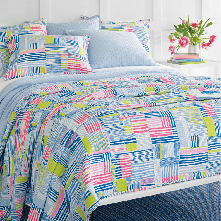 Ink Blue Cotton Envelope Standard Sham