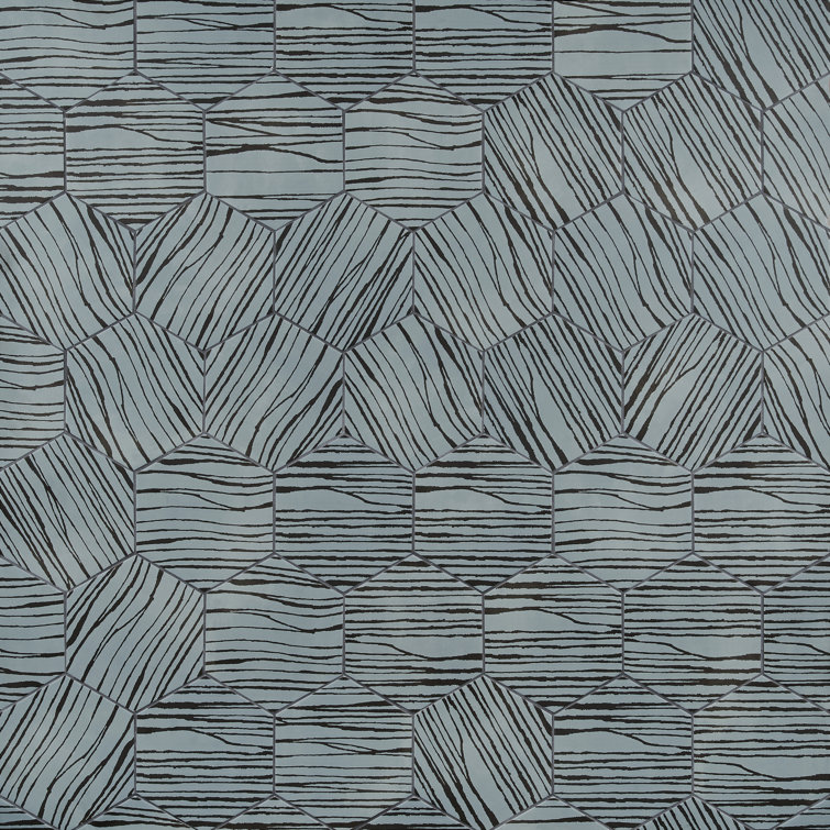 Modern Hex Zen 9" Multicolor Matte Porcelain Tile