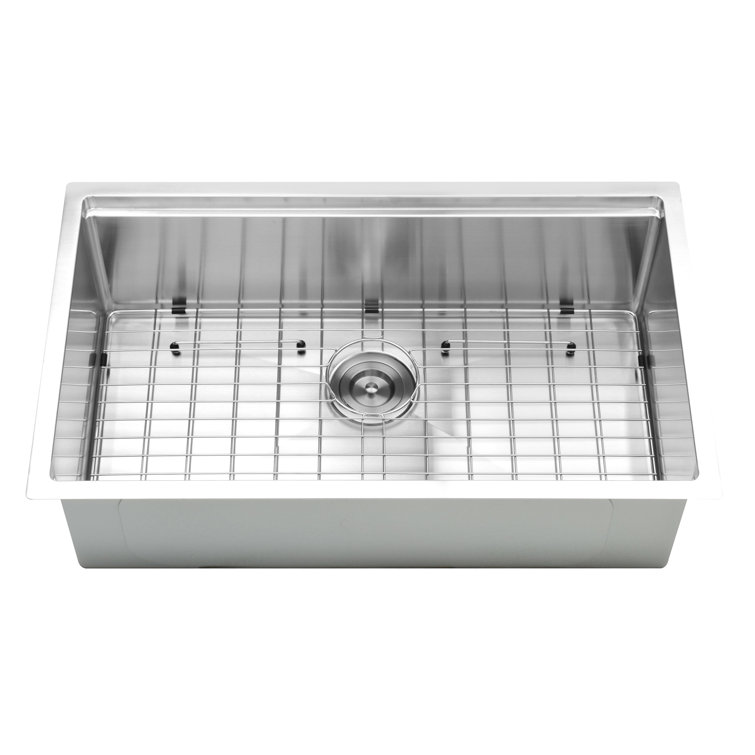 Prestige 32'' Stainless Steel Undermount Single Bowl Kitchen Sink